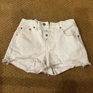 Levi’s 501 Shorts White